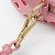 Pochette in nylon Miu Miu Heart 5NE457 per donne Rosa Bianco Rosso - vista 11