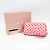 Pochette in nylon Miu Miu Heart 5NE457 per donne Rosa Bianco Rosso - vista 2