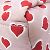 Pochette in nylon Miu Miu Heart 5NE457 per donne Rosa Bianco Rosso - vista 7