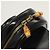 GUCCI Bamboo Schultertasche Emaille Schwarz Gold 007 2113 0127 Auth am8459 Golden - Ansicht 9