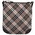 Borsa a spalla Burberry Nova Check Blue Label in tela rosa Auth 123035 - vista 2