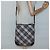 Borsa a spalla Burberry Nova Check Blue Label in tela rosa Auth 123035 - vista 20