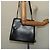 Borsa a Spalla Gancini in Pelle Nera e Oro Auth MX418 di Salvatore Ferragamo Nero D'oro - vista 20