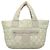 CHANEL Bolsa de Mano Cococoon de Nailon Gris Plata CC Auth 123385 Castaño - vista 13