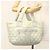 CHANEL Bolsa de Mano Cococoon de Nailon Gris Plata CC Auth 123385 Castaño - vista 27