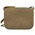 Gucci Borsa a Spalla Micro GG Supreme PVC Beige Oro 001 406 1780 Auth BA2288 D'oro - vista 2