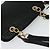 Borsa a Spalla BALLY in Pelle Nera Oro Auth BA2292 Nero D'oro - vista 6