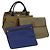 Borsa a mano in nylon a quadri Nova di BURBERRY 3 pezzi Beige Verde Auth bs25973