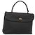 Borsa a mano BALLY in pelle nera e oro Auth BA2236 Nero D'oro