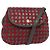 BALLY Bolsa de Ombro de Couro Vermelha Dourada Auth BA2299 Vermelho Dourado