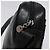 Borsa a spalla in pelle nera e oro Salvatore Ferragamo Auth BA2152 Nero D'oro - vista 10