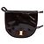 Borsa a Spalla Vala Salvatore Ferragamo in Pelle Verniciata Bordeaux Oro Auth 122920 - vista 13