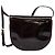 Borsa a Spalla Vala Salvatore Ferragamo in Pelle Verniciata Bordeaux Oro Auth 122920 - vista 2