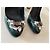 Dolce & Gabbana High Heels Leder Dunkelgrün - Ansicht 5