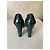 Dolce & Gabbana High Heels Leder Dunkelgrün - Ansicht 8