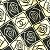 Borsa a spalla Chanel Camelia CC Mark Nero Bianco - vista 18