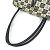 Borsa a spalla Chanel Camelia CC Mark Nero Bianco - vista 5