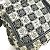 Borsa a spalla Chanel Camelia CC Mark Nero Bianco - vista 7