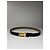 Céline Vintage Celine Paris Ledergürtel schwarz - Ansicht 2