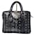 MCM Visetos Briefcase/Borsa per Laptop Nera Nero Grigio