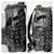 MCM Visetos Medium Sprinkle Stud Rucksack Stark Schwarz Grau  - Ansicht 6