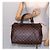 LOUIS VUITTON Damier Ebano Speedy 30 Marrone - vista 3