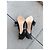 Décolleté Chloé in pelle nera con fiocchi strass Nero - vista 11