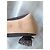 Décolleté Chloé in pelle nera con fiocchi strass Nero - vista 12