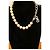 Magnifica parure DOLCE & GABBANA collana e orecchini perle Bianco - vista 10