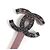 Pettine per capelli Kanzashi in pietra Coco Mark CC di Chanel Nero Porpora - vista 6