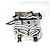 Borsa a tracolla Chanel Zebra Sport Nero Bianco - vista 2