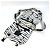Borsa a tracolla Chanel Zebra Sport Nero Bianco - vista 9