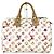 Borsa Boston Mini Speedy 30 VVN Monogramma Acquerello Louis Vuitton Rosa Bianco