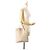 Fendi Braune Zucchino Canvas Tasche Beige - Ansicht 10