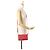 Portafoglio Prada Red Saffiano Lux Bow con tracolla Rosso - vista 15