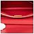 Portafoglio Prada Red Saffiano Lux Bow con tracolla Rosso - vista 4
