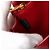 Portafoglio Prada Red Saffiano Lux Bow con tracolla Rosso - vista 7