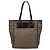 Fendi Braune Zucchino Canvas Tasche