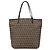 Fendi Braune Zucchino Canvas Tasche Dunkelbraun