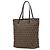 Fendi Braune Zucchino Canvas Tasche Dunkelbraun - Ansicht 2