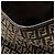 Fendi Braune Zucchino Canvas Tasche Dunkelbraun - Ansicht 8