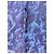 Kenzo Weste aus blauem Cord mit Satinfutter Dunkelviolett - Ansicht 3