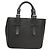 Borsa a mano BURBERRY in pelle nera argento autentica am8474 Nero - vista 2