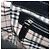 Borsa a mano BURBERRY in pelle nera argento autentica am8474 Nero - vista 20