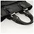 Borsa a mano BURBERRY in pelle nera argento autentica am8474 Nero - vista 6