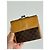 Céline Vintage Celine Paris Monogram Leather Wallet Brown Yellow - view 4