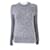 Chanel Alpakapullover mit Schmuckperlen 34 FR Grau