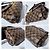 Borsa a tracolla/ borsa a mano Louis Vuitton Croisette Damier Ebene Marrone - vista 10