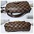 Borsa a tracolla/ borsa a mano Louis Vuitton Croisette Damier Ebene Marrone - vista 8