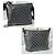 LOUIS VUITTON Borsa a Spalla Mick PM Damier Graphite Nero/Grigio - vista 9